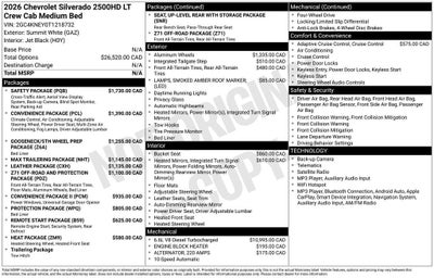 2026 Chevrolet Silverado 2500 HD LT