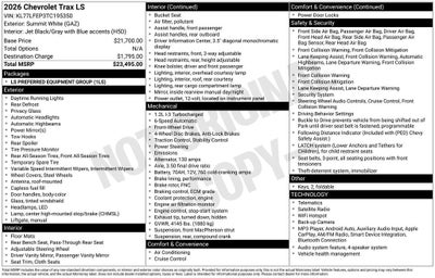 2026 Chevrolet Trax LS
