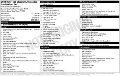 2024 RAM 1500 Classic SLT